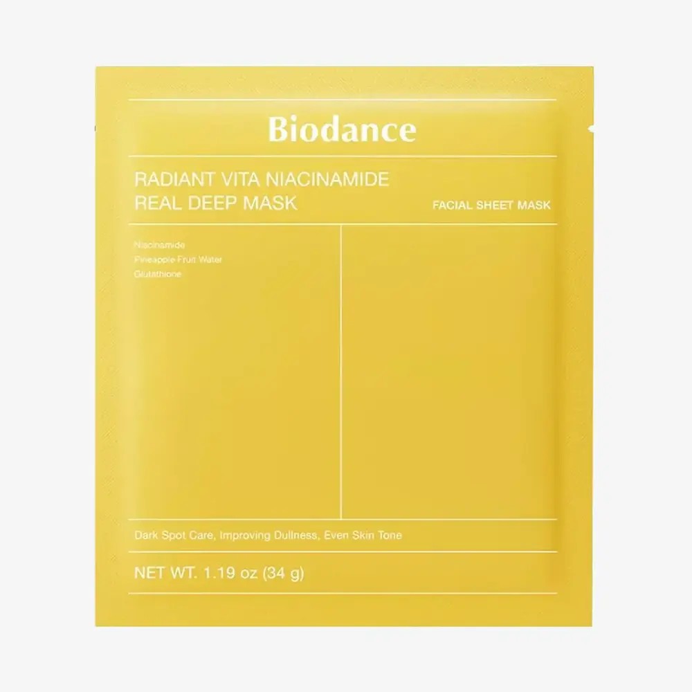 BIODANCE - Radiant Vita Niacinamide Masque illuminateur et unifiant