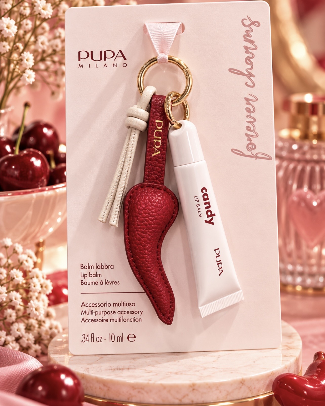 LIP BALM CANDY PUPA MILANO - CHARM PIMENT