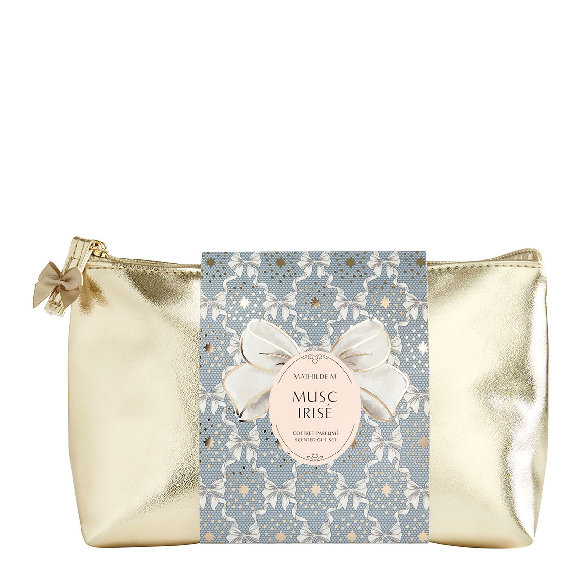 Pochette parfum d'ambiance, bracelet et décor parfumé Rubans de Fête - Musc Irisé - MATHILDE M